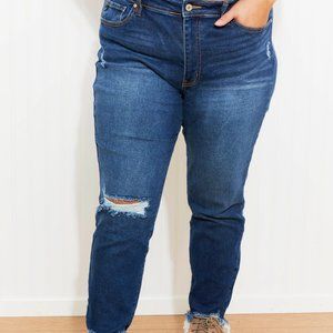 Kancan Carly Full Size High Rise Cropped Skinny Jeans